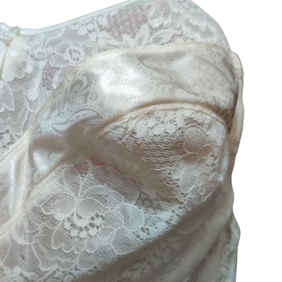 Wacoal 36DDD Underwire Lace Bra Vintage Ivory Full Coverage Minimizer Underwire - Picture 9 of 9
